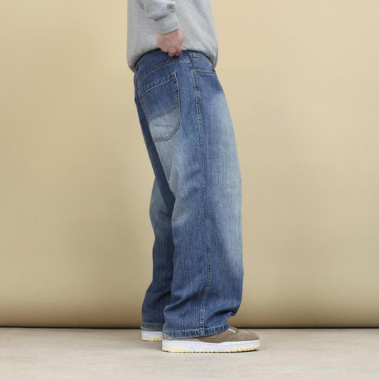 Vintage blue WCKD baggy jeans W36L29 loose denim 90s style skater pants