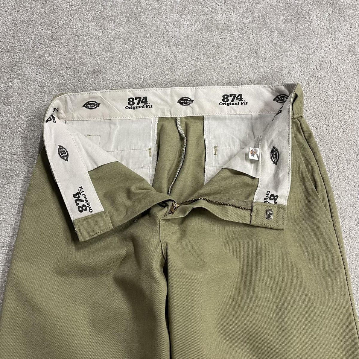 Dickies 874 work pants y2k khaki Original fit chino surf skate style trousers