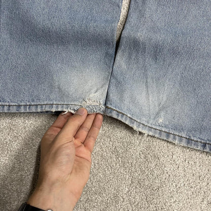 Levi's 560 baggy jeans y2k blue Wide leg comfort fit denim pants red tab logo