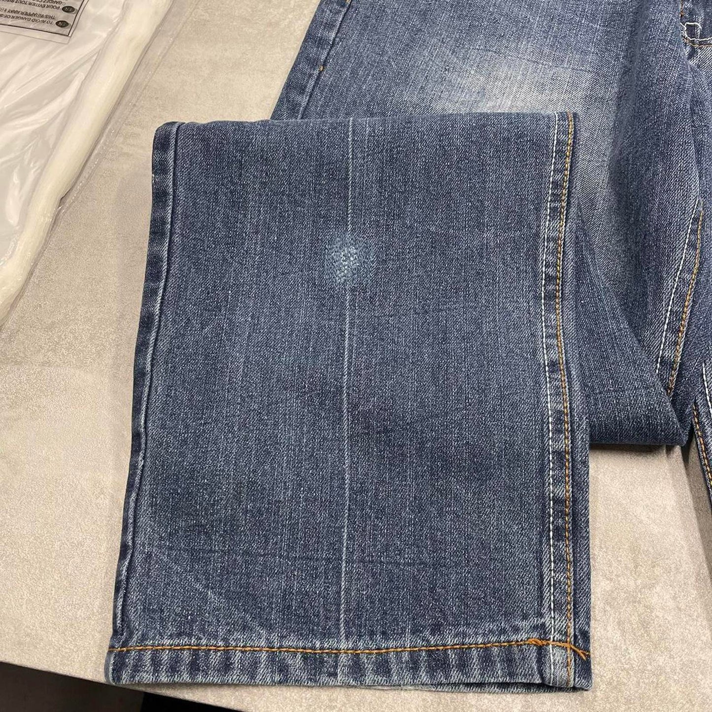 Blue embroidered Makavelli jeans W34L31 loose y2k style denim