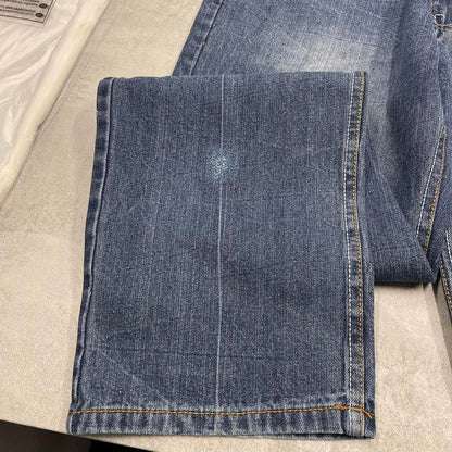 Blue embroidered Makavelli jeans W34L31 loose y2k style denim