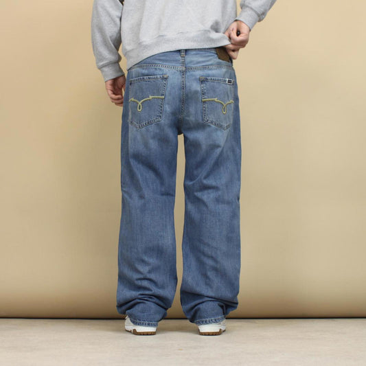 Blue embroidered Ecko Unltd jeans W38 L32