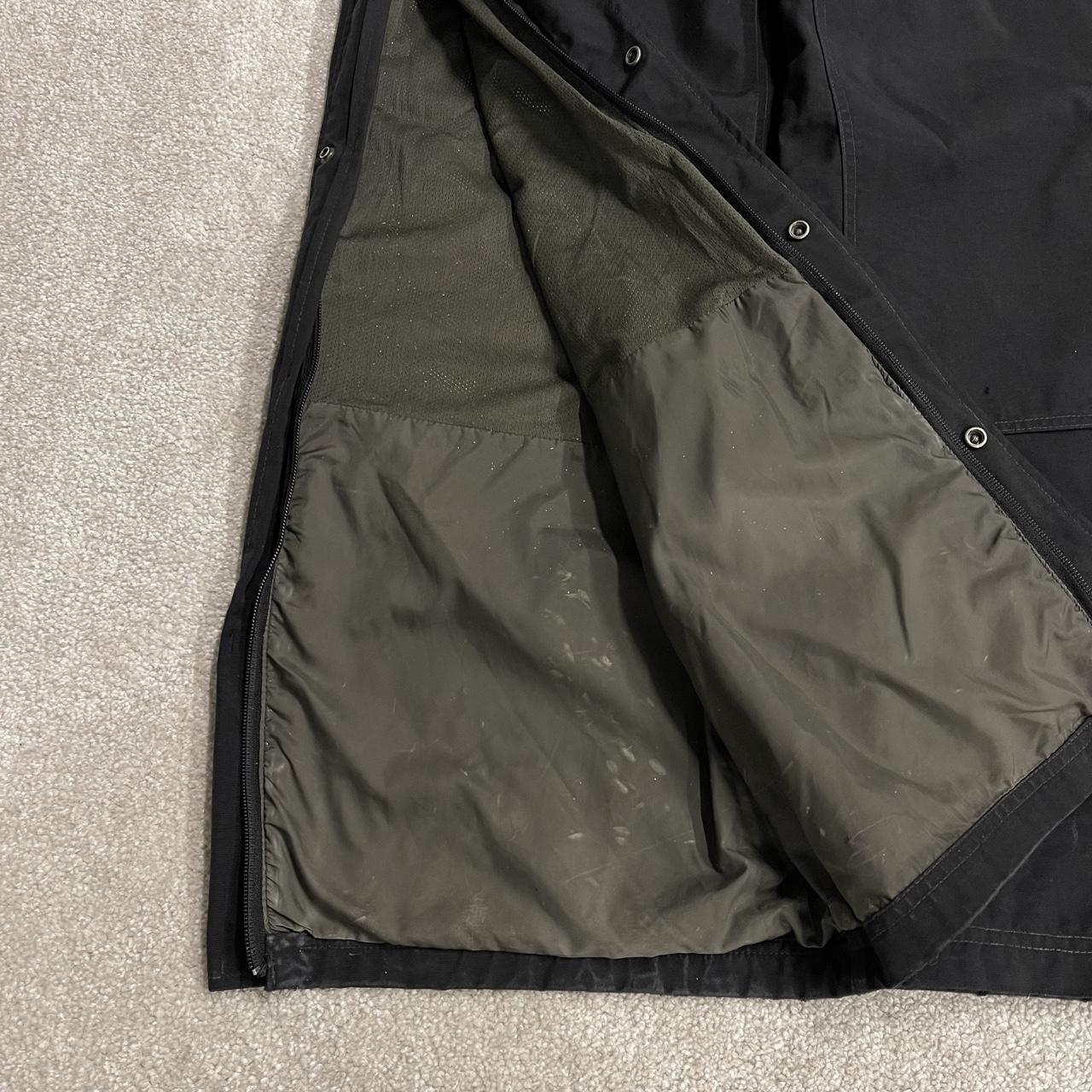 Carhartt baggy waterproof bottoms black Wide leg mesh lined waterproof technical trousers