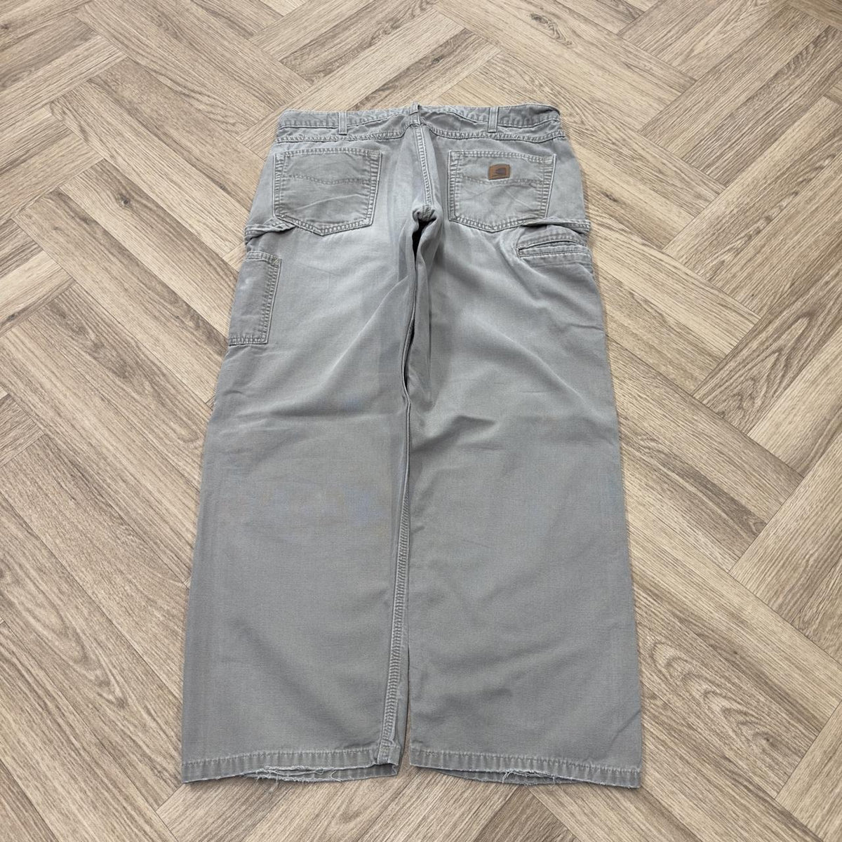 Vintage baggy carhartt carpenter pants y2k Loose fit wide leg utility workwear cargo trousers