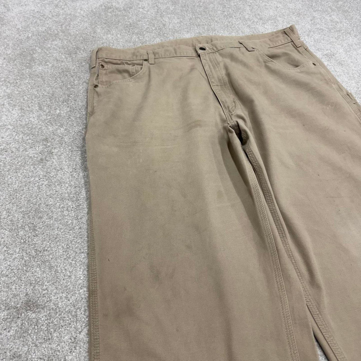 Carhartt carpenter pants W42L34 baggy beige loose fit skate pants