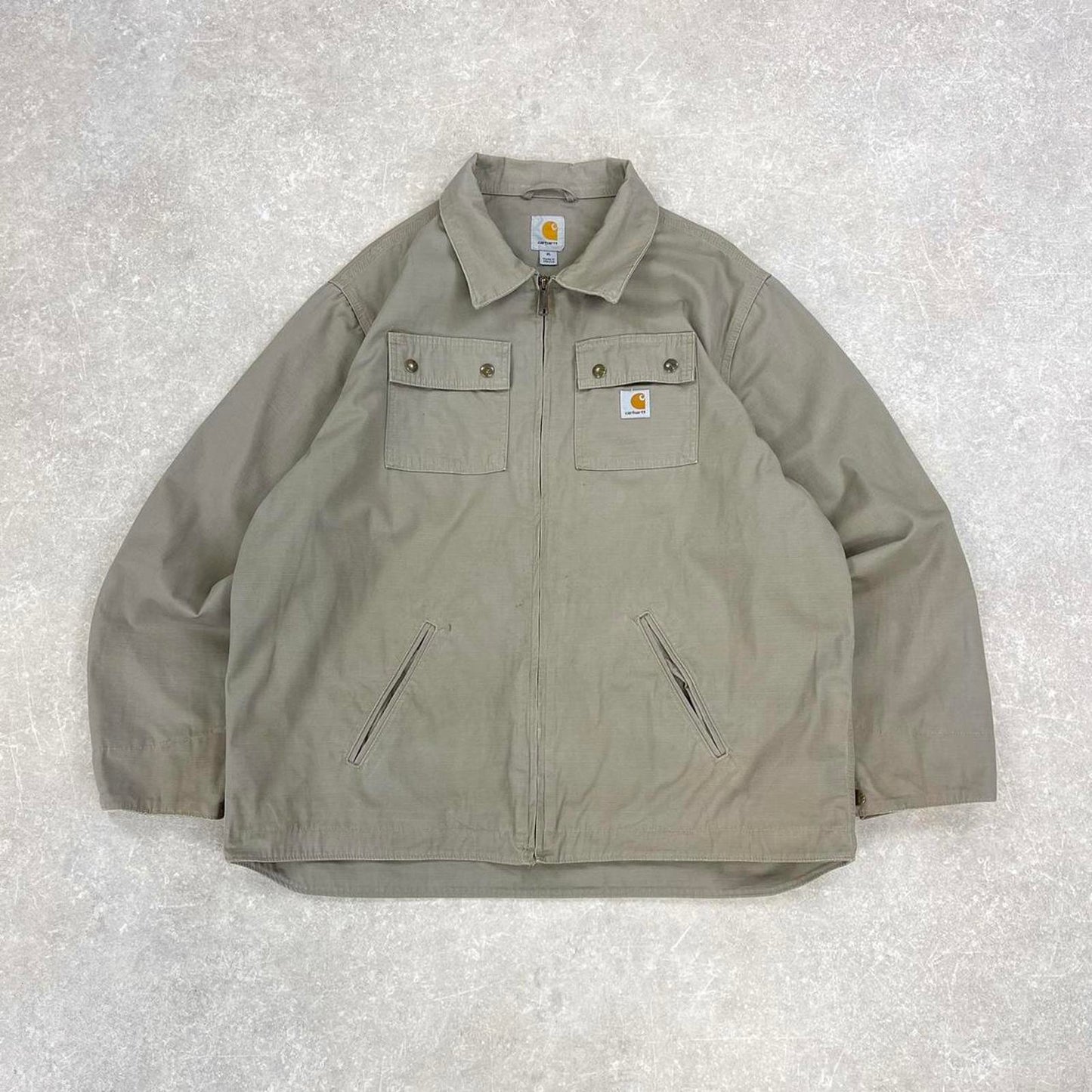 Beige Carhartt jacket XL regular American USA workwear