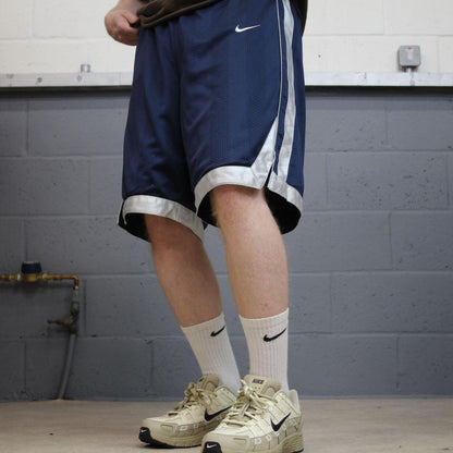 Nike sports shorts y2k loose navy Basketball style comfy floaty summer gym shorts