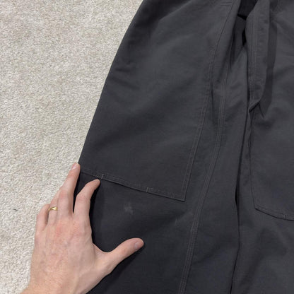 Carhartt baggy waterproof trousers wide leg black rain pants hiking snow pants outdoors technical