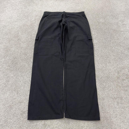 Wrangler cargo pants relaxed y2k black Straight leg relaxed skater work pants