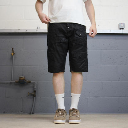Black Police jorts W32