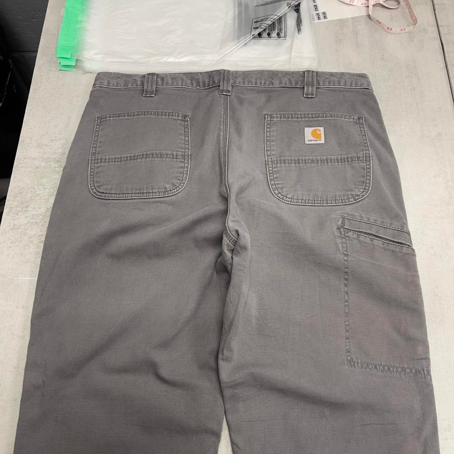 Grey Carhartt carpenter trousers W38L30
