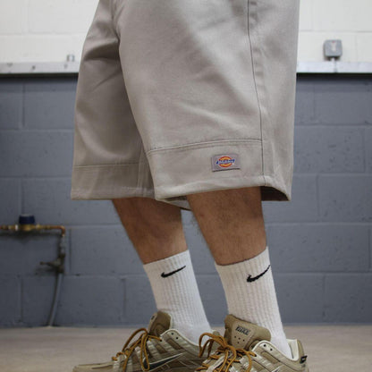 Dickies baggy chino shorts carpenter grey Chino style skater shorts long loose leg festival