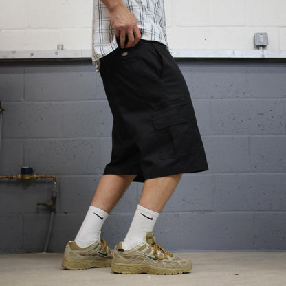 Dickies chino cargo shorts utility black Chino skater / surf shorts loose fit festival
