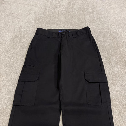 Y2K Dickies cargo work pants black straight leg Straight fit chino skater style trousers