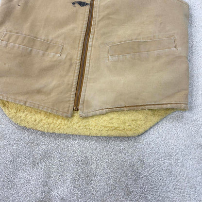 Tan vintage 1989 Carhartt Gilet S