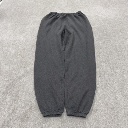 Champion sweatpants grey loose leg cuffed joggers y2k Loose casual 2000s style jogging bottoms