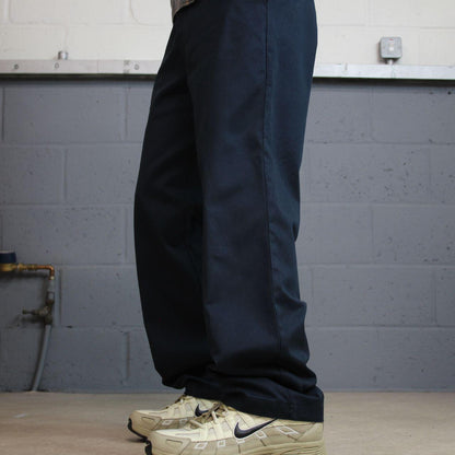 Dickies 874 original fit pants navy W32L32 Loose leg twill chino style skate work trousers