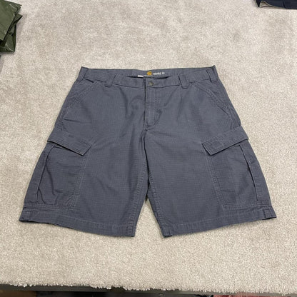 Carhartt cargo shorts carpenter y2k grey navy Thick canvas skater style workwear cargos