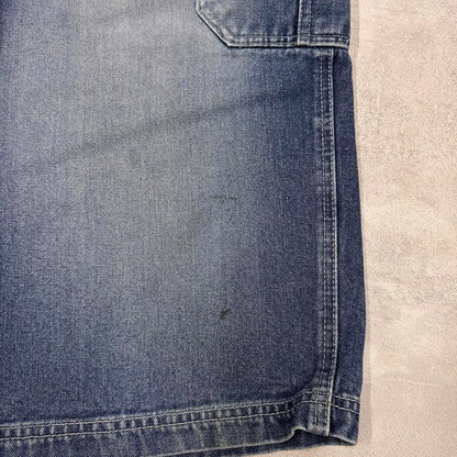 Baggy FUBU carpenter jorts W36 loose denim cargo Y2K skater shorts