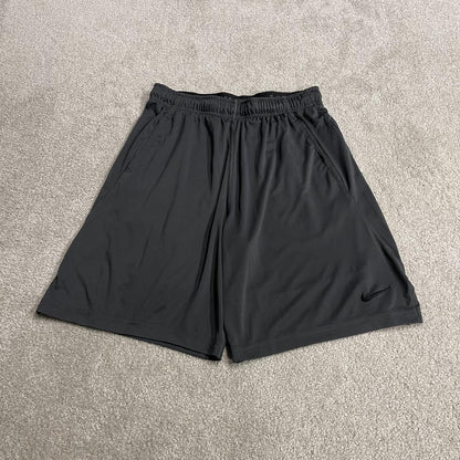 Nike sports shorts y2k loose charcoal grey Dri-Fit floaty summer gym shorts