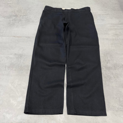 Baggy Dickies Carpenter pants W38 L32 black loose twill chino style skater pants