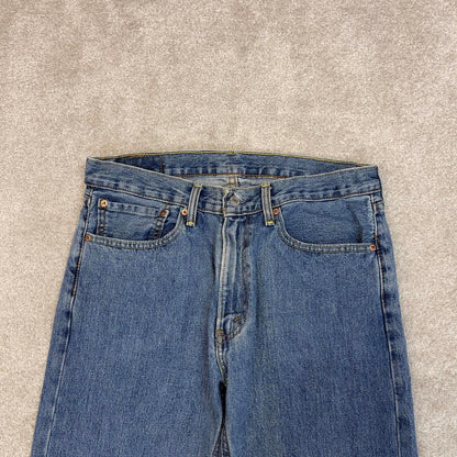 Blue Levis 505 jeans W34L34 y2k 90s style 5 pocket denim pants straight fit