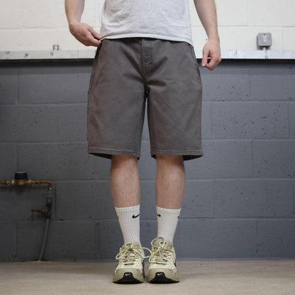 Dickies cargo shorts loose carpenter grey Canvas summer skate style jorts