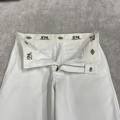 Dickies 874 work pants y2k original fit white loose chino 90s skater style trousers