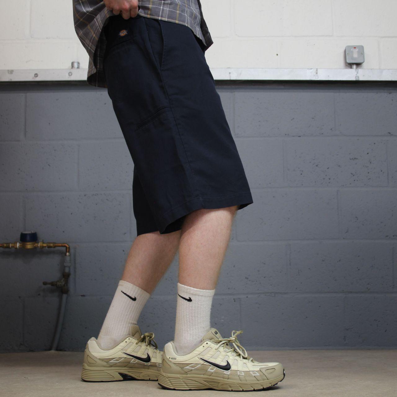 Dickies carpenter shorts Y2K navy Twill chino skater style shorts loose leg