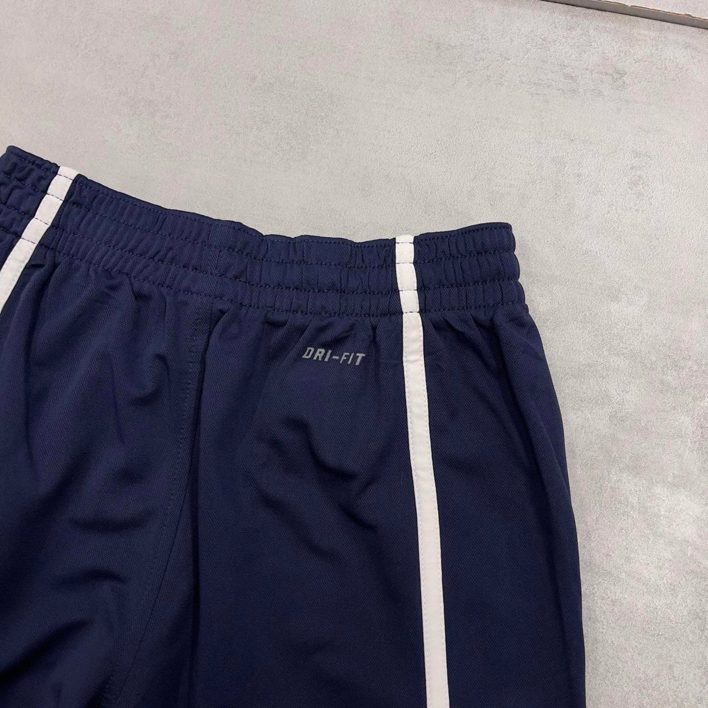 Baggy Nike Trackies XS navy Dri-Fit loose wide leg y2k style joggers