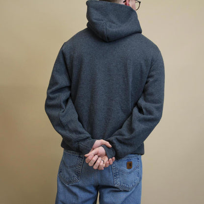 Grey vintage Russell hoodie M