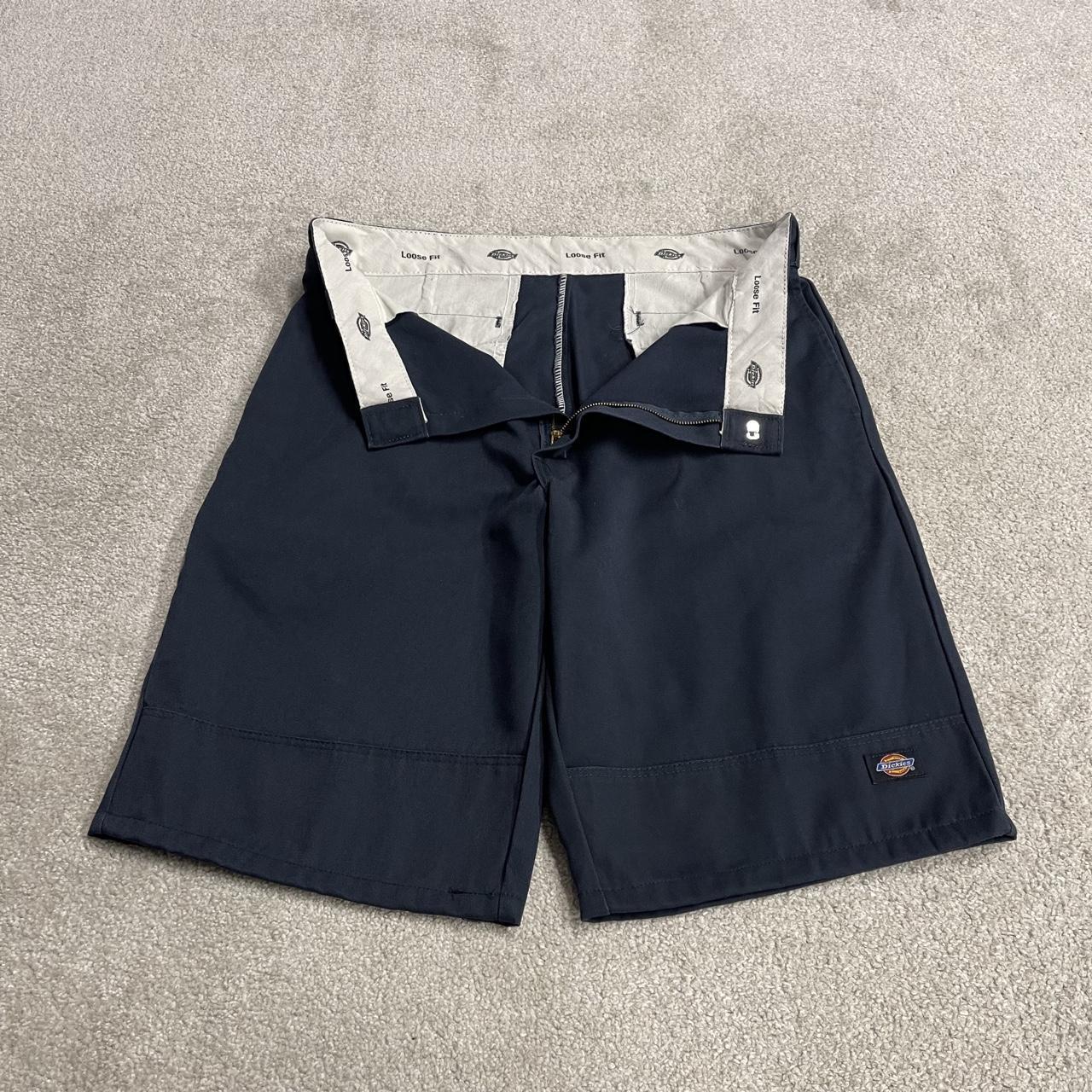 Dickies chino shorts loose fit carpenter navy Chino style skater shorts loose long leg festival