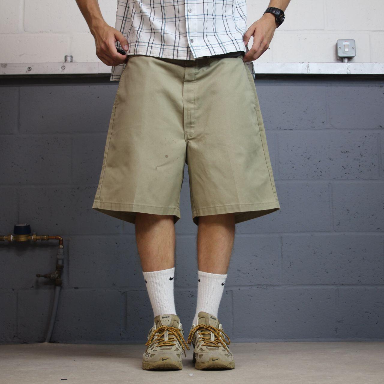 Dickies baggy shorts chino y2k khaki Twill chino skater style shorts loose relaxed fit