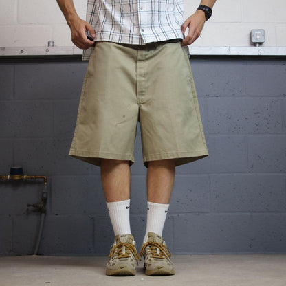 Dickies baggy shorts chino y2k khaki Twill chino skater style shorts loose relaxed fit