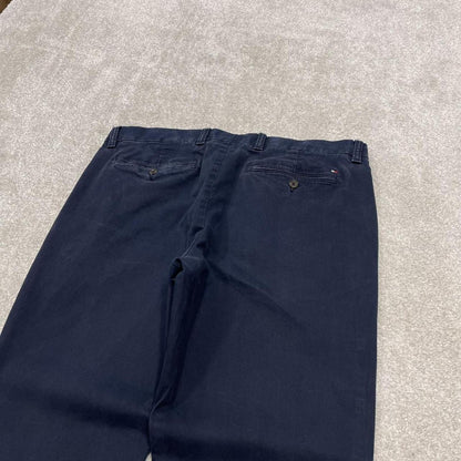 Y2K Tommy Hilfiger chino pants navy 34x30 Loose casual summer trousers