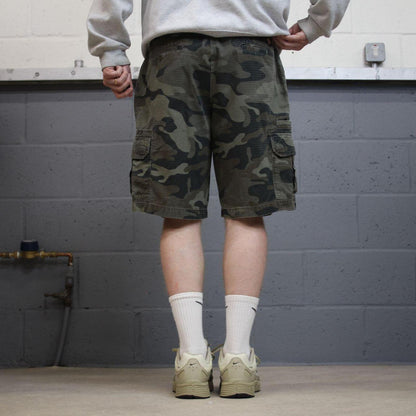 Dickies camo cargo shorts relaxed khaki Workwear skater style shorts loose leg