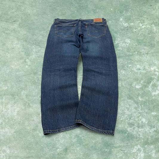 Vintage y2k Levi's 505 jeans blue Straight leg denim workwear trousers