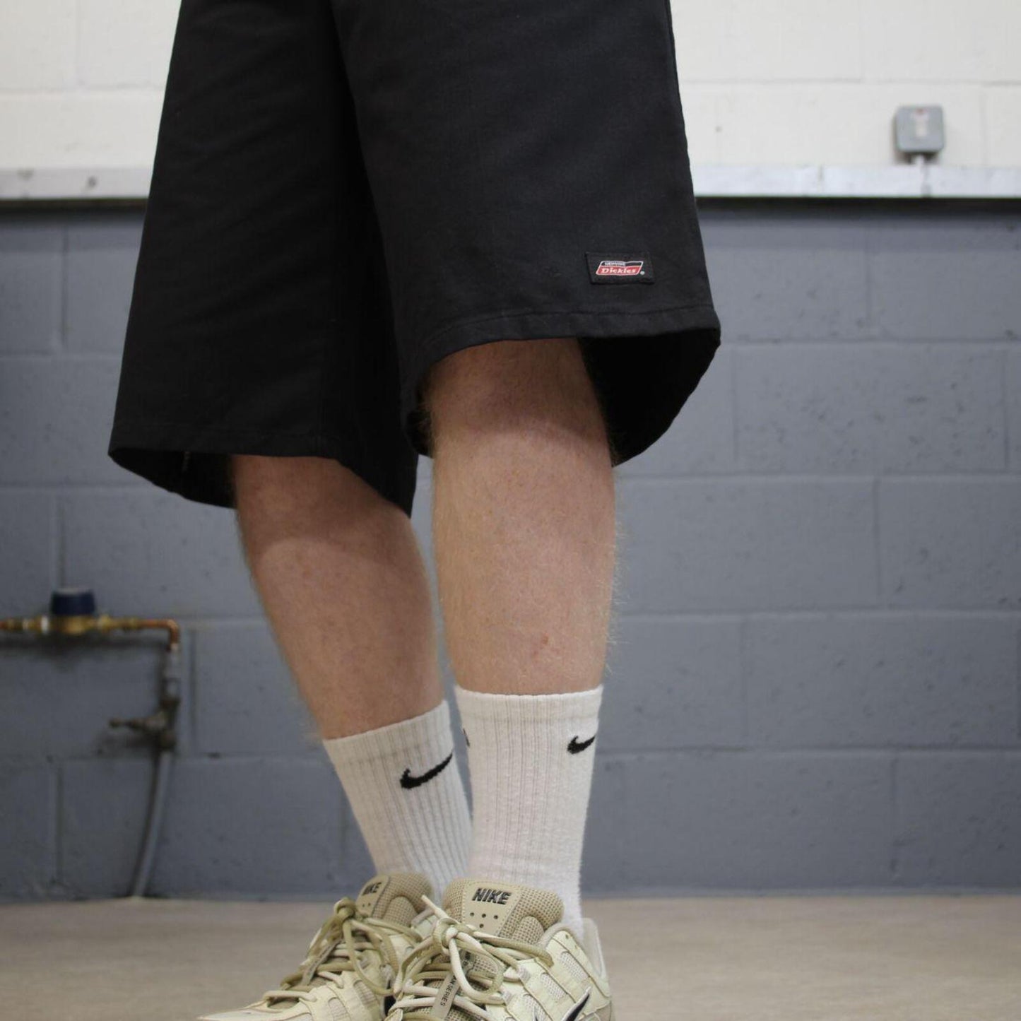 Dickies carpenter shorts long leg black Twill chino skater style shorts loose long leg
