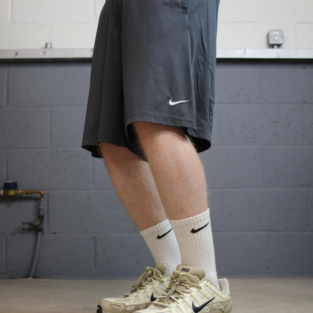 Nike sports shorts y2k loose grey Dri-Fit comfy floaty summer gym shorts