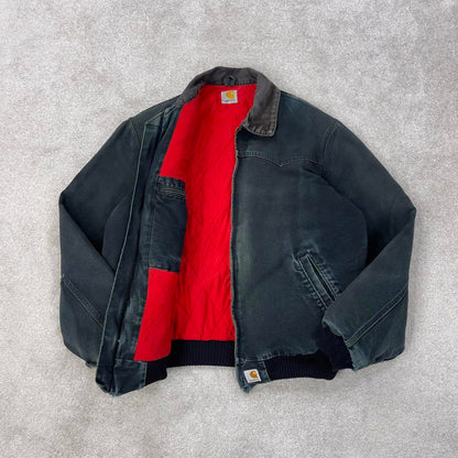 Vintage Black Carhartt Santa Fe Jacket XL