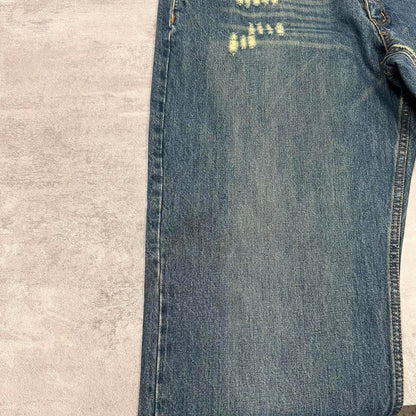 Drill Clothing Company jeans W36 L32 loose distressed design hip hop jeans