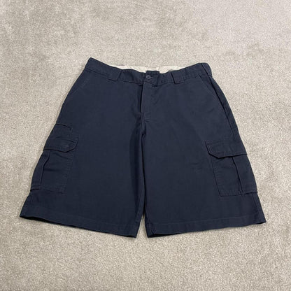 Dickies baggy cargo shorts navy Chino style skater shorts wide leg festival
