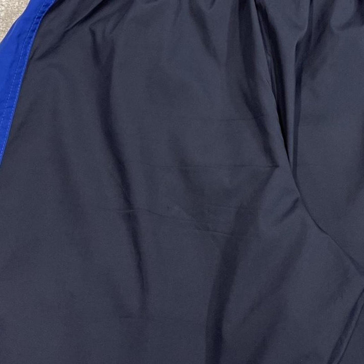 Y2K FILA tracksuit bottoms navy Loose embroidered lined side stripe track pants