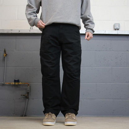 Y2k loose Dickies cargo pants black Lightweight floaty skate style work trousers