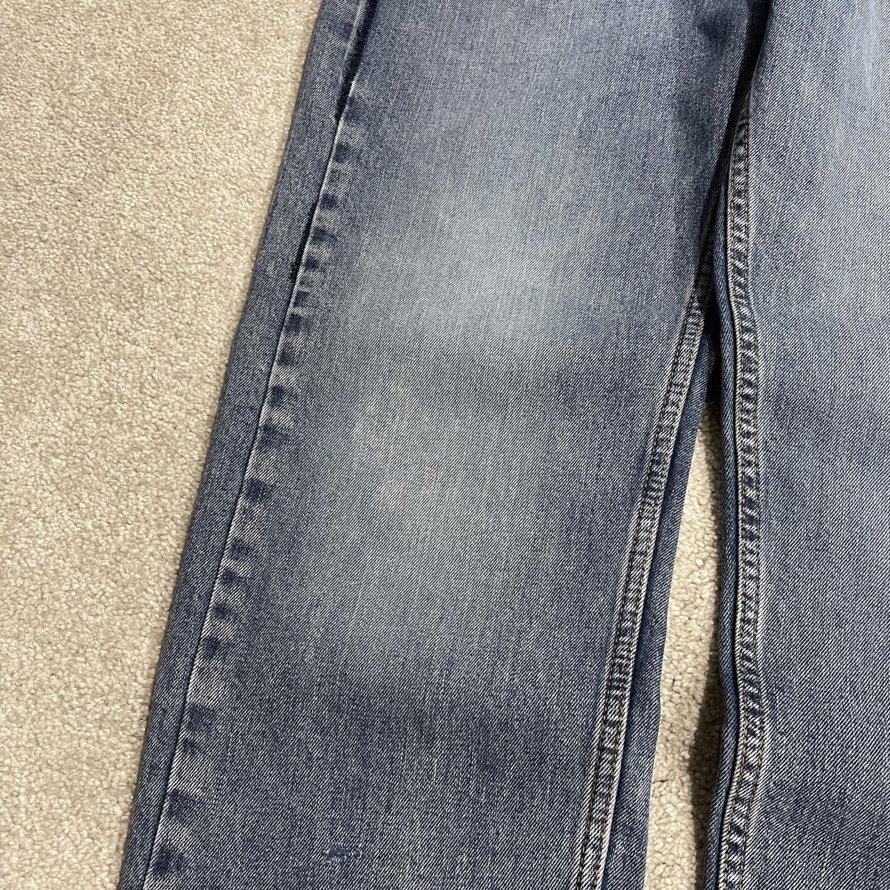 Y2K Levi’s 505 jeans straight leg washed blue Straight fit 5 pocket pants red tab logo