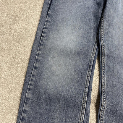 Y2K Levi’s 505 jeans straight leg washed blue Straight fit 5 pocket pants red tab logo