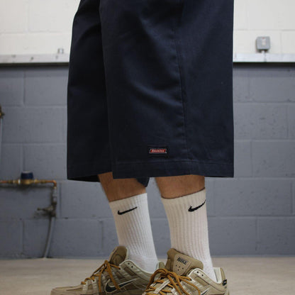 Dickies long baggy shorts chino carpenter navy Cargo style skater / surf shorts summer festival