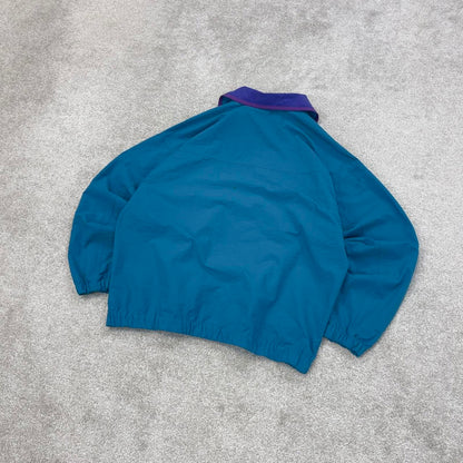 Blue Columbia technical jacket M women's y2k style lightweight windbreaker autumn
