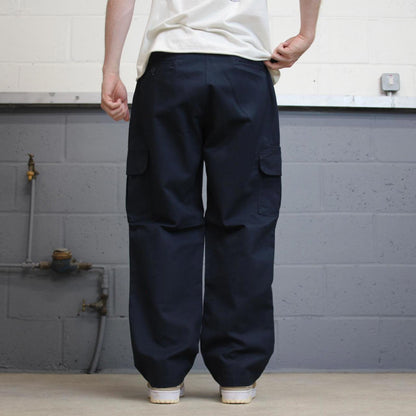 Baggy Dickies cargo pants W36L30 navy twill style chino cargo trousers skater style
