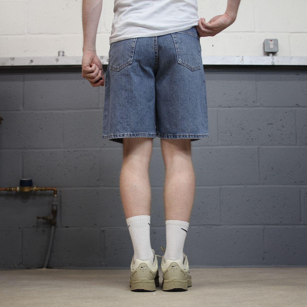 Lee denim Y2K shorts blue 5 pocket skater style surf jorts